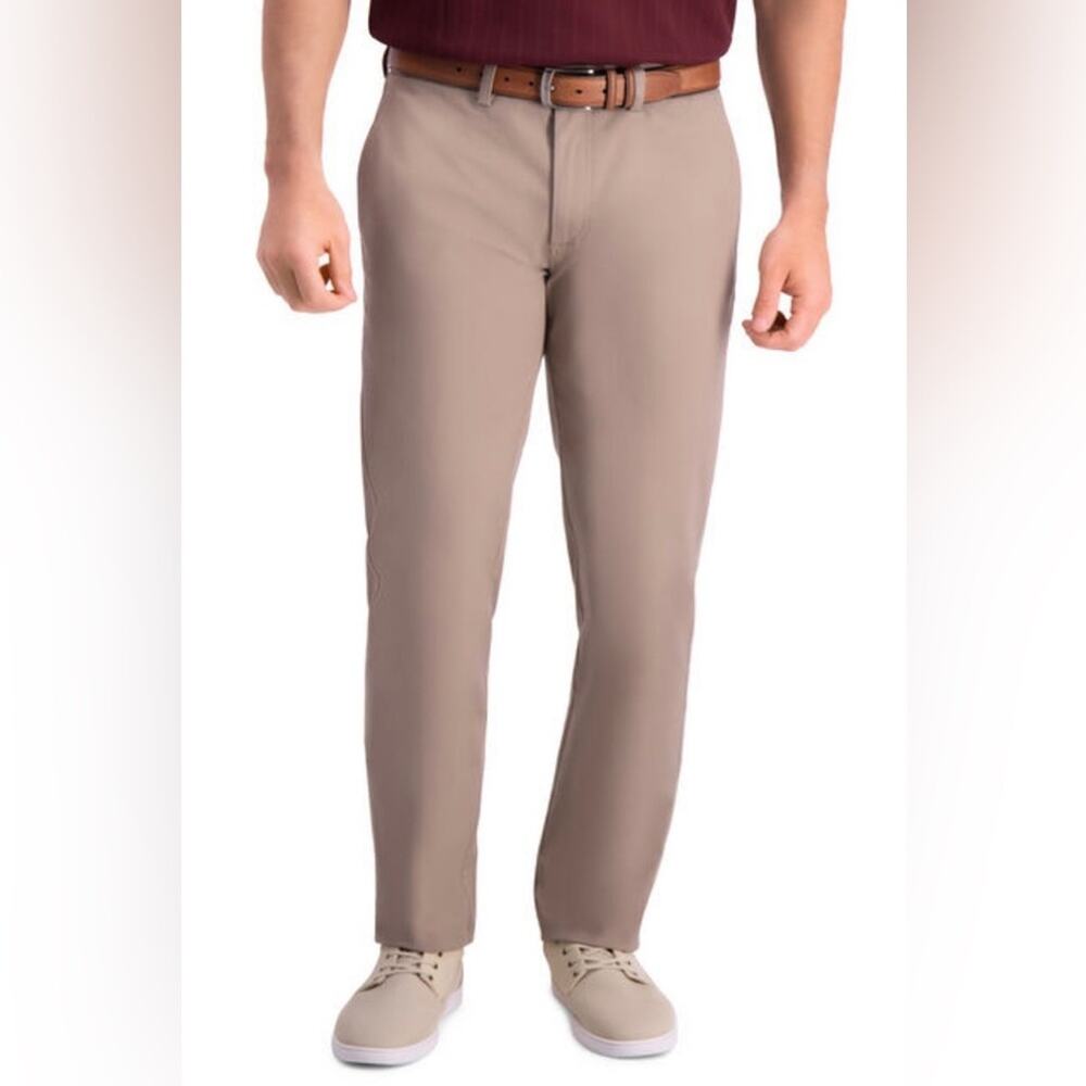 HAGGAR Premium Comfort Slim Fit Khaki Pant 29 x 30